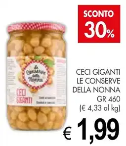 PrestoFresco Ceci giganti LE CONSERVE DELLA NONNA offerta