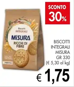 PrestoFresco Biscotti integrali MISURA offerta