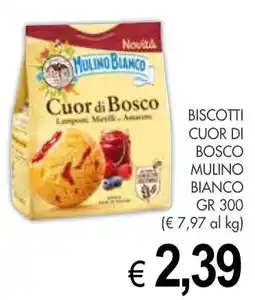 PrestoFresco Biscotti cuor di bosco MULINO BIANCO offerta