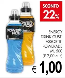 PrestoFresco Energy drink POWERADE offerta