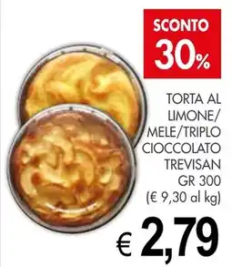 PrestoFresco Torta al limone/ mele/triplo cioccolato TREVISAN offerta