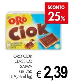 PrestoFresco Oro ciok classico SAIWA offerta