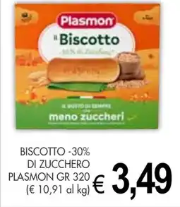 PrestoFresco Biscotto -30% di zucchero PLASMON offerta
