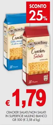 PrestoFresco Cracker salati/non salati in superficie MULINO BIANCO offerta