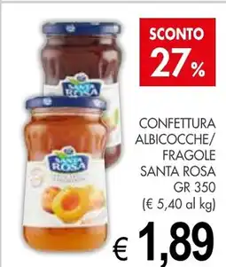 PrestoFresco Confettura albicocche/ fragole SANTA ROSA offerta