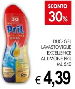 PrestoFresco Duo gel lavastoviglie excellence al limone PRIL offerta