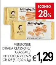 PrestoFresco Millefoglie d'italia classiche/ glassate/ nocciola VICENZI offerta