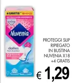 PrestoFresco Proteggi slip ripiegato in bustina NUVENIA X18 offerta