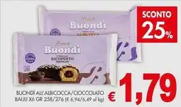 PrestoFresco Buondì all'albicocca/cioccolato BAULI X6 offerta