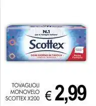 PrestoFresco Tovaglioli monovelo SCOTTEX X200 offerta