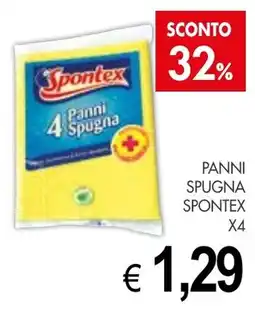 PrestoFresco Panni spugna SPONTEX x4 offerta