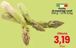 Interspar Punte di asparagi verdi offerta