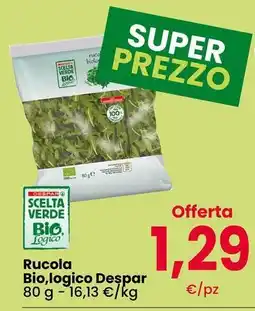 Interspar Rucola Bio,logico Despar offerta
