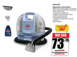 MediaWorld Bissell Spotclean mini select offerta