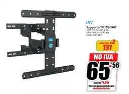 MediaWorld ISY Supporto TV ITV-3400 offerta