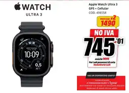 MediaWorld Apple Watch Ultra 3 GPS + Cellular offerta
