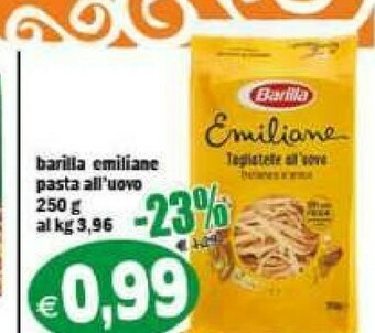 Il Castoro Supermercati Pasta all'uovo offerta