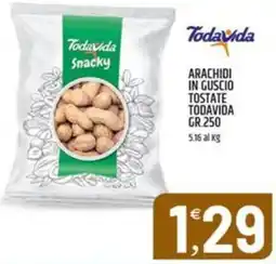 Ard Discount Arachidi in guscio tostate TODAVIDA offerta