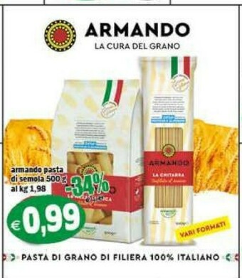 Il Castoro Supermercati Pasta di semola offerta