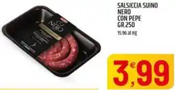 Ard Discount Salsiccia suino nero con pepe offerta