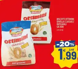 Ard Discount Biscotti ottimini divella classici/ integrali offerta