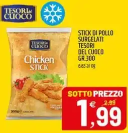 Ard Discount Stick di pollo surgelati TESORI DEL CUOCO offerta