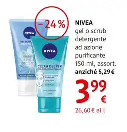 dm drogerie markt NIVEA gel o scrub detergente ad azione purificante offerta