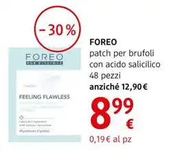 dm drogerie markt FOREO patch per brufoli con acido salicilico offerta