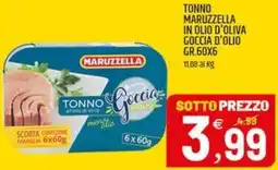 Ard Discount Tonno maruzzella in olio d'oliva goccia d'olio offerta