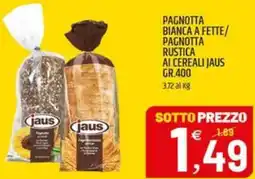 Ard Discount Pagnotta bianca a fette/ pagnotta rustica ai cereali JAUS offerta