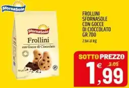 Ard Discount Frollini sfornasole con gocce di cioccolato offerta