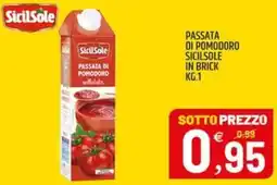 Ard Discount Passata di pomodoro sicilsole in brick offerta
