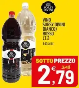 Ard Discount Vino sorsy divini bianco/ rosso offerta