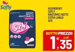 Ard Discount Assorbenti sofly anatomici notte extra lungo x20 offerta