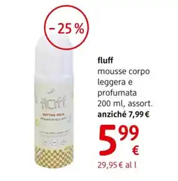 dm drogerie markt flaff mousse corpo leggera e profumata offerta