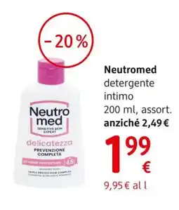 dm drogerie markt Neutromed detergente intimo offerta