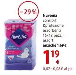 dm drogerie markt Nuvenia comfort &protezione assorbenti offerta