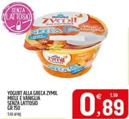 Ard Discount Yogurt alla greca zymil miele e vaniglia senza lattosio offerta