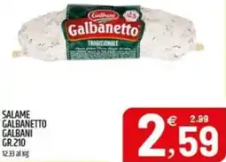 Ard Discount Salame galbanetto GALBANI offerta