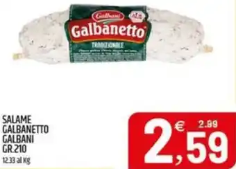 Ard Discount Salame galbanetto GALBANI offerta