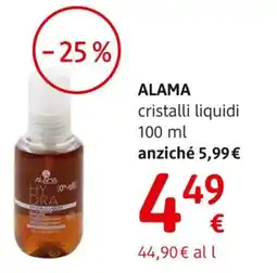 dm drogerie markt ALAMA cristalli liquidi offerta