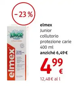 dm drogerie markt elmex Junior collutorio protezione carie offerta