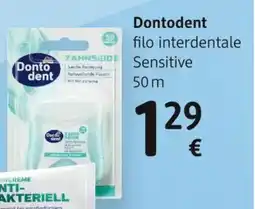 dm drogerie markt Dontodent filo interdentale Sensitive offerta