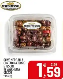 Ard Discount Olive nere alla contadina terre e tesori in vaschetta offerta