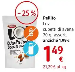 dm drogerie markt Pellito Lov cubetti di avena offerta