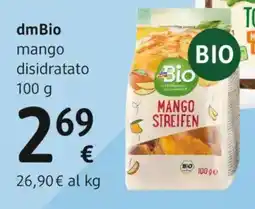 dm drogerie markt dmBio mango disidratato offerta