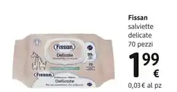dm drogerie markt Fissan salviette delicate offerta