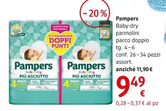 Pampers Baby-dry pannolini pacco doppio