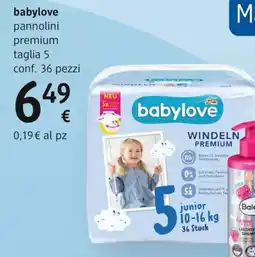 dm drogerie markt babylove pannolini premium offerta