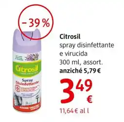 dm drogerie markt Citrosil spray disinfettante e virucida offerta